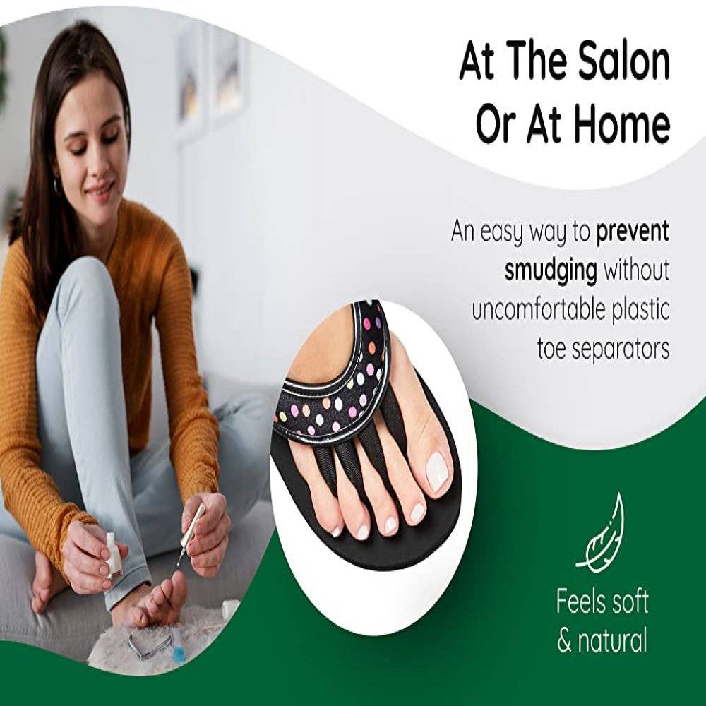 Polka Dot Toe Separator Sandals