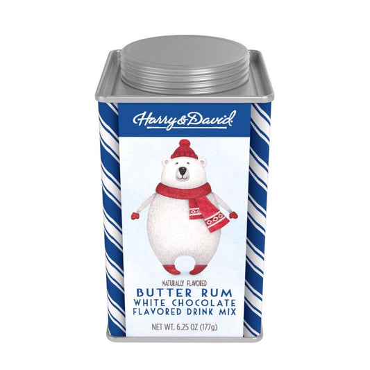 H&D® Holiday Butter Rum White Hot Chocolate (6.25oz Tins)
